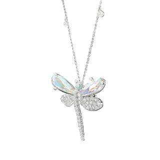 Ariana Grande x Swarovski pendant and brooch
Mixed cuts, Dragonfly, Green, Rhodium plated