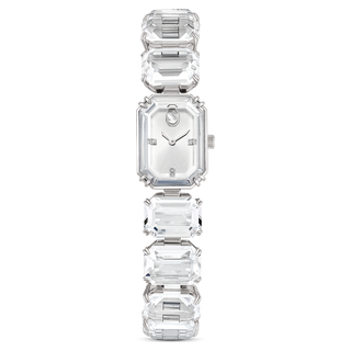 Millenia Watch
Octagon cut bracelet, White, Stainless Steel
