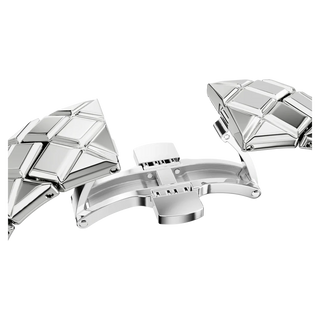 Curiosa bangle watch
Crystal bracelet, Silver tone, Stainless steel