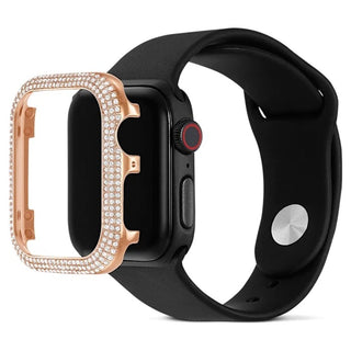 Sparkling case, For Apple Watch® Series 4 & 5, 40 mm, Rose gold tone