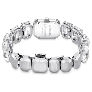 Millenia Watch
Octagon cut bracelet, White, Stainless Steel