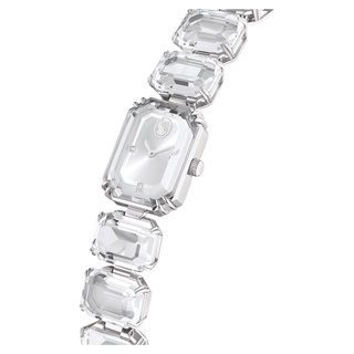 Millenia Watch
Octagon cut bracelet, White, Stainless Steel