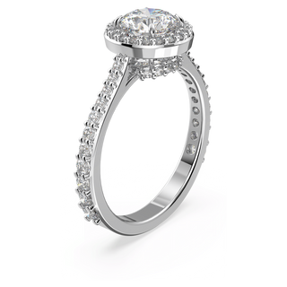 Una Angelic cocktail ring
Round cut, Pavé, White, Rhodium plated