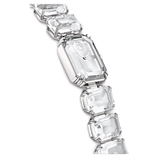 Millenia Watch
Octagon cut bracelet, White, Stainless Steel