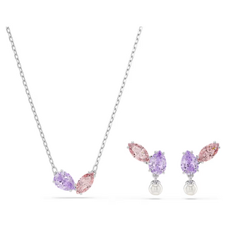 Ariana Grande x Swarovski set
Mixed cuts, Multicolored, Rhodium plated