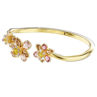 Idyllia bangle
Mixed cuts, Flower, Multicolored, Gold-tone