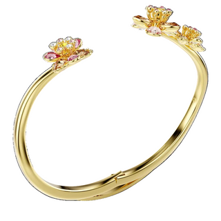 Idyllia bangle
Mixed cuts, Flower, Multicolored, Gold-tone