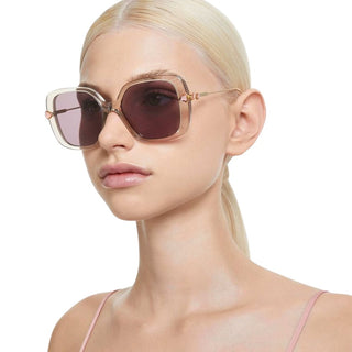 Sunglasses, Oversized, Square shape, SK6011, Purple