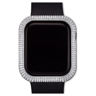Sparkling case, For Apple Watch® Series 4 & 5, 40 mm, Silver tone