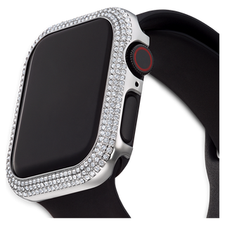 Sparkling case, For Apple Watch® Series 4 & 5, 40 mm, Silver tone