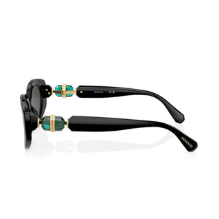 Sunglasses, Cat-eye shape, SK6002, Black