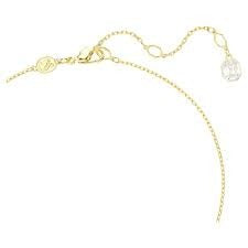 Idyllia pendant Crystal pearl, Mixed cuts, Flower, Multicolored, Gold-tone plated