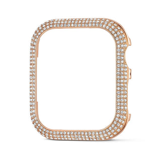 Sparkling case, For Apple Watch® Series 4 & 5, 40 mm, Rose gold tone