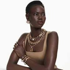 Millenia bangle, Octagon cut, Multicolored, Gold-tone plated