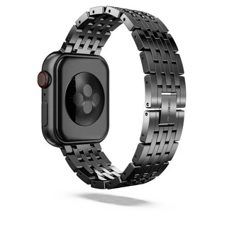 Sparkling princess strap, For Apple Watch® 40mm & 41mm, Black, Black finish