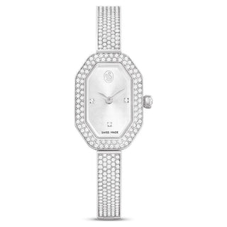 Dextera Bangle watch
Swiss Made, Metal bracelet, Silver tone, Stainless steel