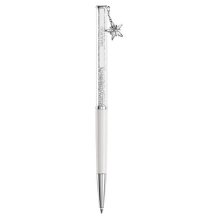 Crystalline ballpoint pen
White, White lacquered, Chrome plated