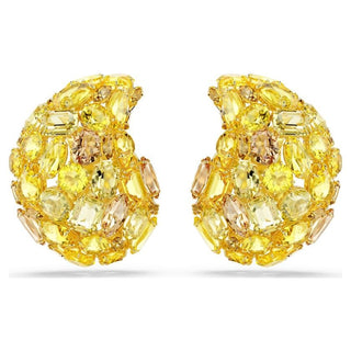 Gema clip earrings
Yellow, Gold-tone plated