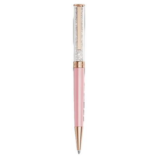 Crystalline ballpoint pen, Pink, Pink lacquered, Chrome plated