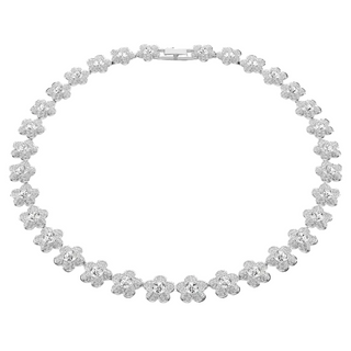 Ariana Grande x Swarovski necklace
Round cut, Flower, White, Rhodium plated