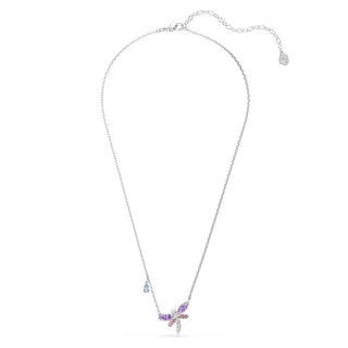 Ariana Grande x Swarovski pendant
Mixed cuts, Dragonfly, Multicolored, Rhodium plated