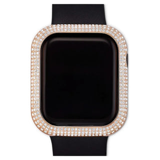Sparkling case, For Apple Watch® Series 7, 41 mm, Rose gold tone