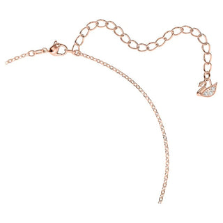 Iconic Swan Pendant
Black, Rose Gold Plated