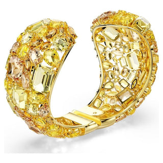 Gema cuff Yellow, Gold-tone plated