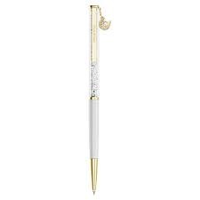 Crystalline ballpoint pen
Horse shoe, White, White lacquered, Gold-tone plated