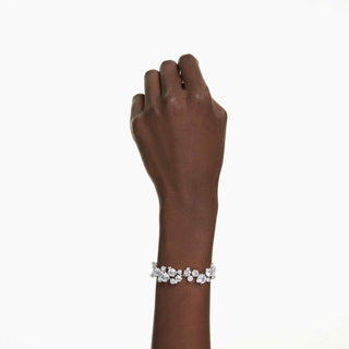 Constella bracelet
Mixed cuts, White, Rhodium plated