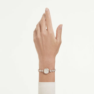 Una Angelic watch, Crystal bracelet, Rose gold tone, Rose gold-tone finish