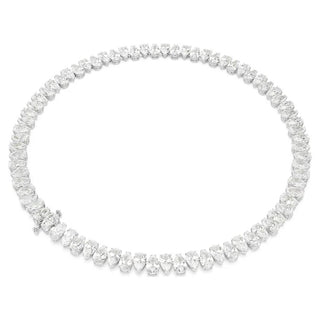 Matrix necklace
Pear cut, White, Rhodium plate