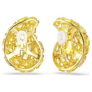 Gema clip earrings
Yellow, Gold-tone plated