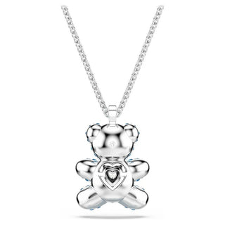 Teddy pendant
Bear, Blue, Rhodium plated