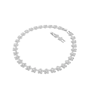 Ariana Grande x Swarovski necklace
Round cut, Flower, White, Rhodium plated