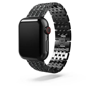 Sparkling princess strap, For Apple Watch® 40mm & 41mm, Black, Black finish