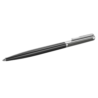 Matrix Tennis ballpoint pen, Black lacquered, Chrome plated
