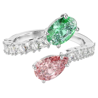 Ariana Grande x Swarovski open ring
Mixed cuts, Multicolored, Rhodium plated