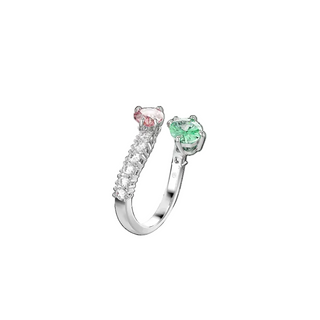 Ariana Grande x Swarovski open ring
Mixed cuts, Multicolored, Rhodium plated
