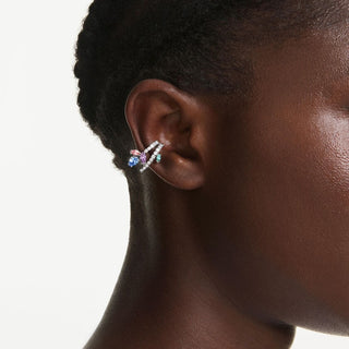 Ariana Grande x Swarovski ear cuffs
Mixed cuts, Multicolored, Rhodium plated