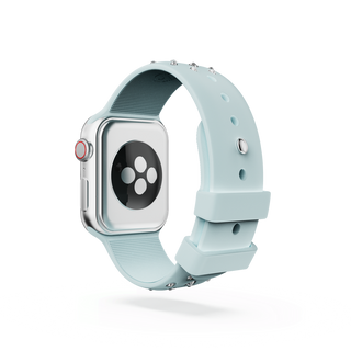 Watch strap
Silicone with stitching, Green, Stainless steel