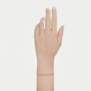Only bracelet, Round cut, Purple, 18K gold finish