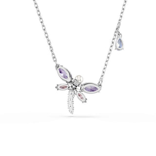 Ariana Grande x Swarovski pendant
Mixed cuts, Dragonfly, Multicolored, Rhodium plated