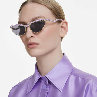 Sunglasses, Cat-eye shape, Purple