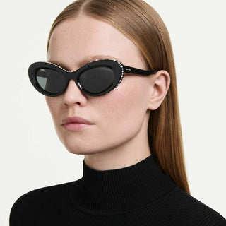 Sunglasses, Cat-eye shape, SK6061U, Black