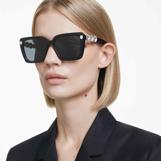 Sunglasses, Square shape, SK6032, Black